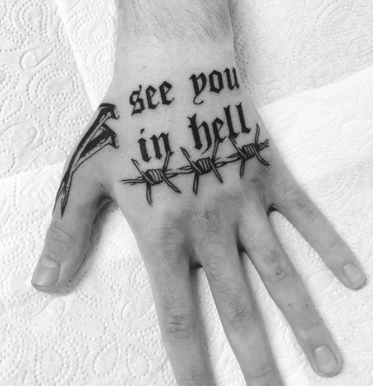Hell Tattoo Quotes For Guys