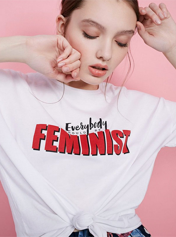 Resultado de imagen de inditex camisetas feministas