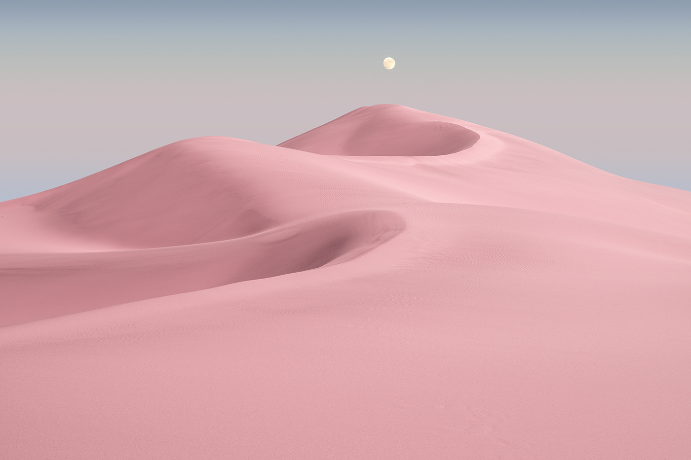 desert Jonas daley Magic Reality pink desert sand hill wallpaper 壁纸  粉色沙漠 魔幻现实 鸣沙山