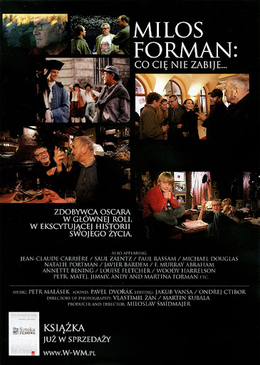 Tył ulotki filmu 'Milos Forman: Co Cię Nie Zabije...'
