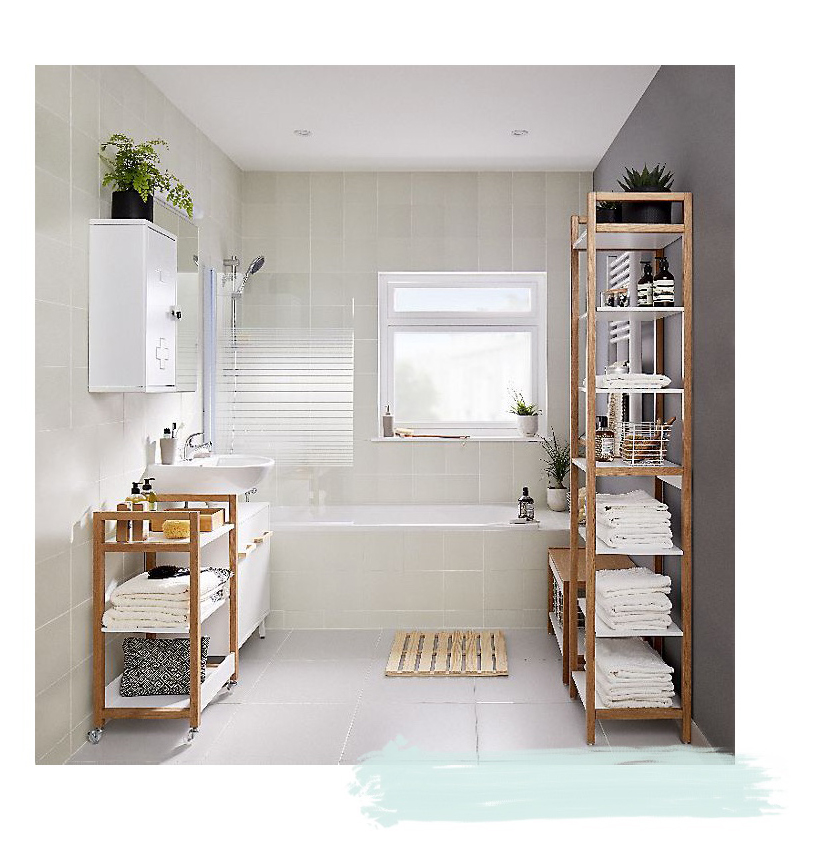 Find out my plans for our rented bathroom and 7 simple updates you can make to your own rental using the B&Q GoodHome Bathroom Range.