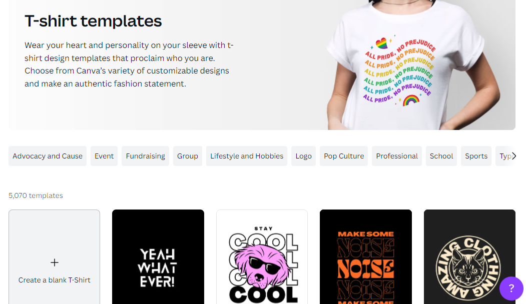 Sell T-Shirts You Have Made on Canva