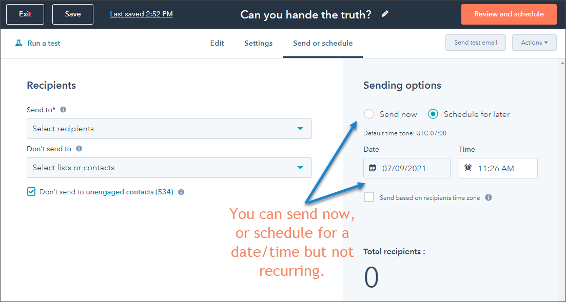 How to Send Automated Recurring Emails using HubSpot