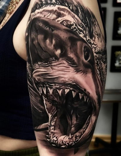 A Great Whale Fantastic Shark Tattoo Better Shark Week