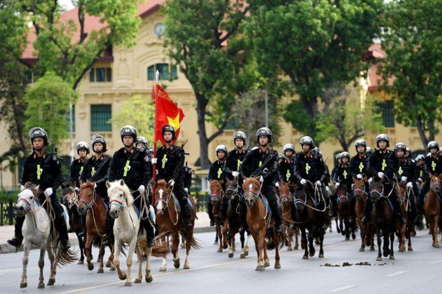 Kỵ binh Việt Nam tại Hà Nội vào năm 2020