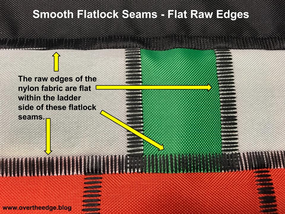which fabric makes a better flag

smooth flatlock seams