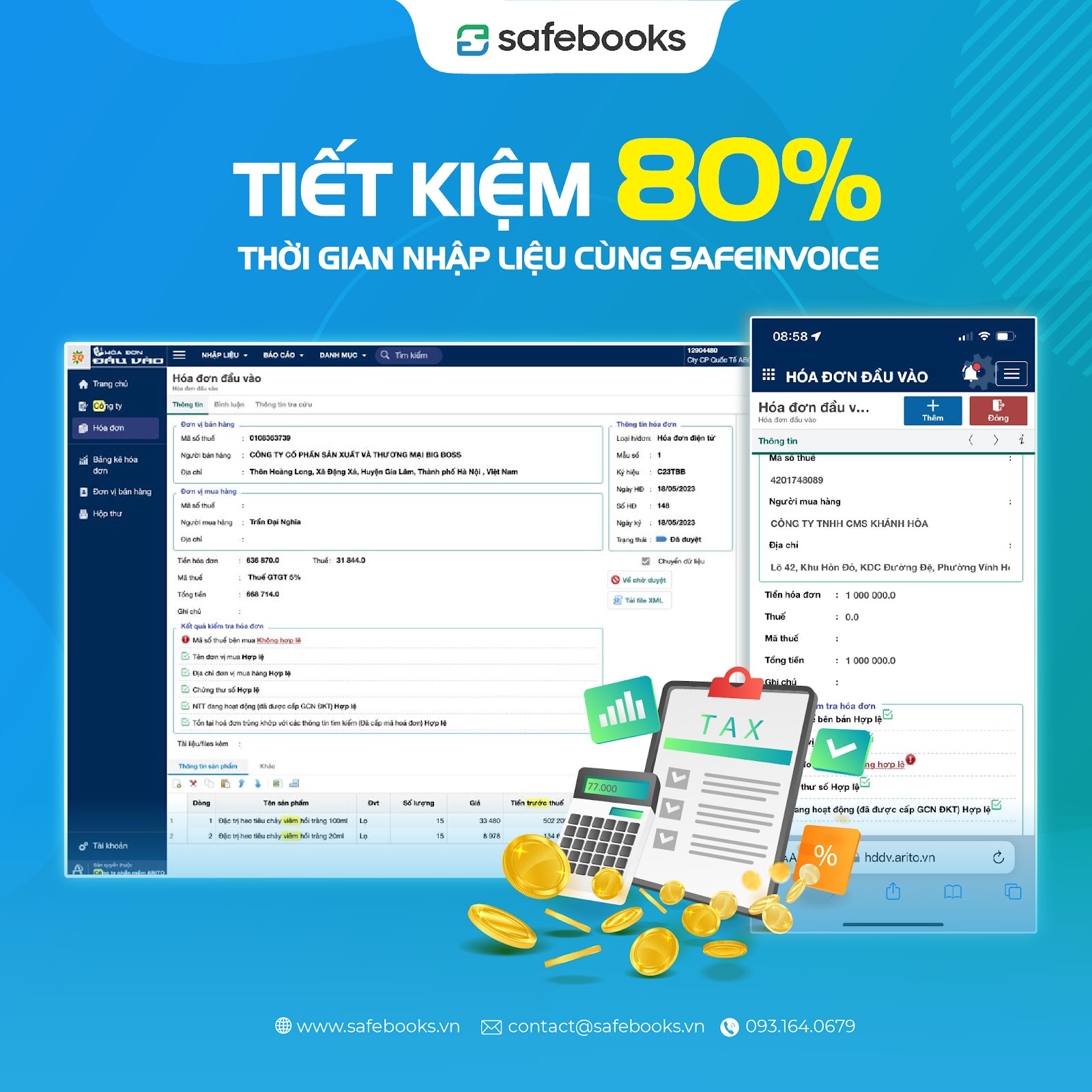 Phần mềm kế toán SAFEBOOKS