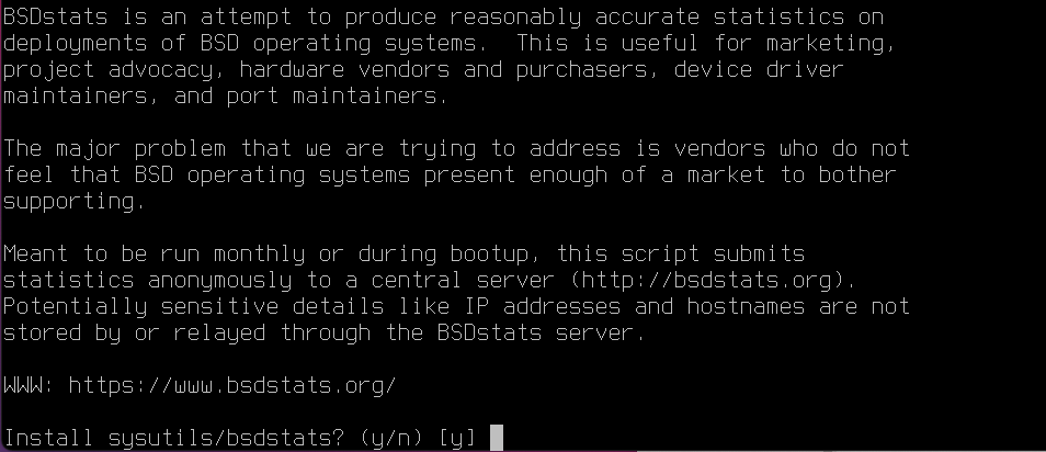 Install BSDstats on FreeBSD with KDE. Source: nudesystems.com