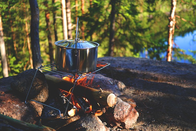 one of the methods of cooking camping food