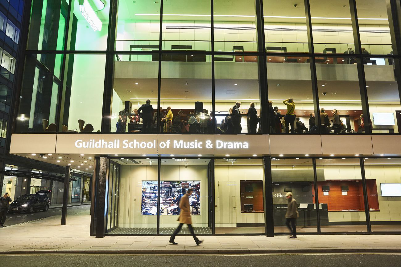Guildhall School of Music and Drama, one of the best music schools in the UK.
