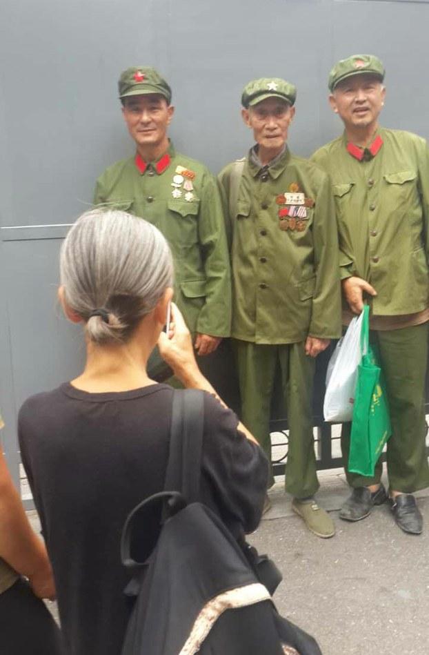 分上访老兵。（访民提供/记者忻霖）