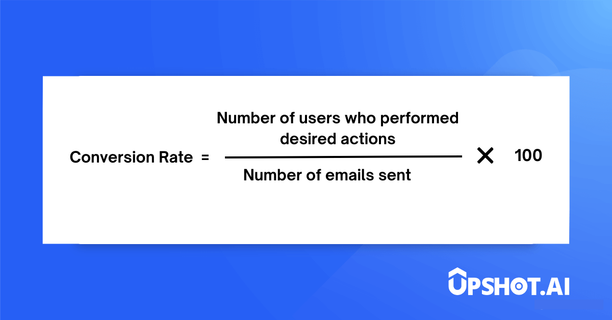 Email conversion rate formula