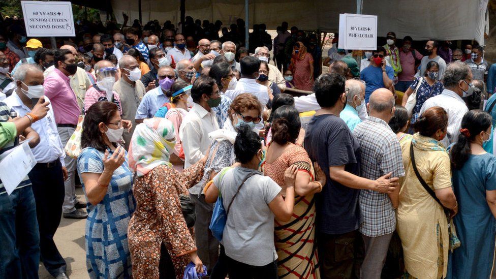 India's Covid vaccine shortage: The desperate wait gets longer - BBC News