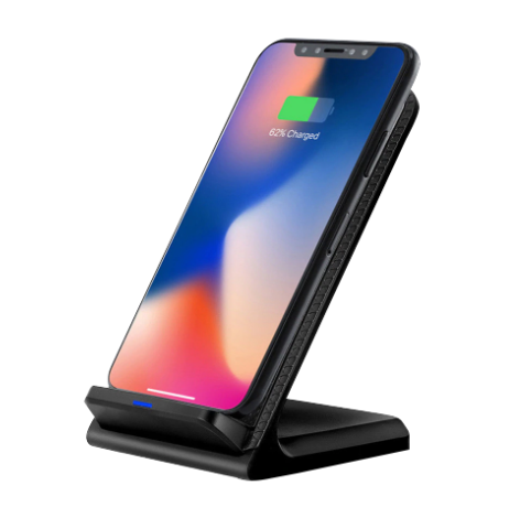 DCAE Leather Qi Wireless Charger For iPhone X