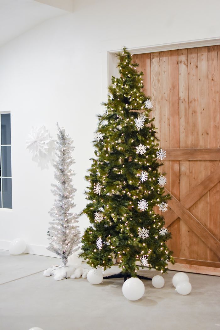 Christmas Trees from a Winter ONEderland 1st Birthday Party on Kara's Party Ideas | KarasPartyIdeas.com (37)