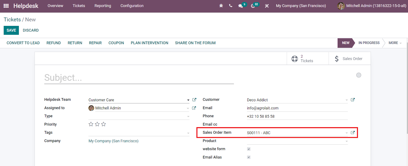 What are the Features Introduced in Odoo 15 Helpdesk