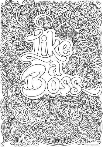 18 Absurdly Whimsical Adult Coloring Pages