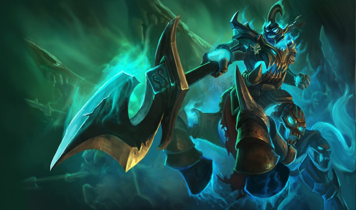 An image of a League of Legends game with the character Hecarim selected. 
