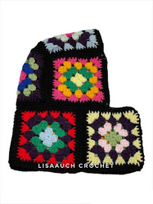 How to crochet the granny square balaclava How to crochet the granny square balaclava