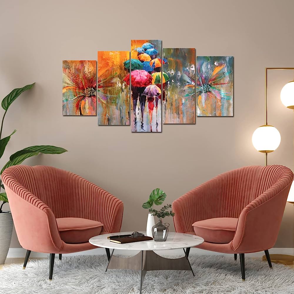 abstract gallery wall set