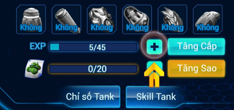 nang level tank trong game BangBang Mobile
