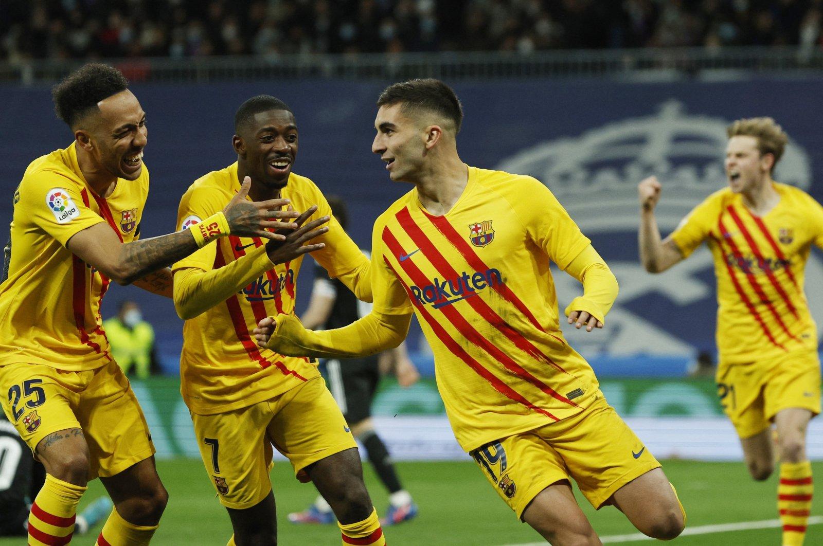 Barca thrashed Real Madrid 4-0 at Santiago Bernabeu last season 