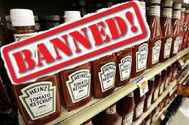 Image result for banned ketchup