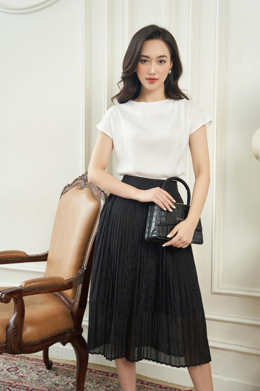 áo sơ mi cổ tròn
