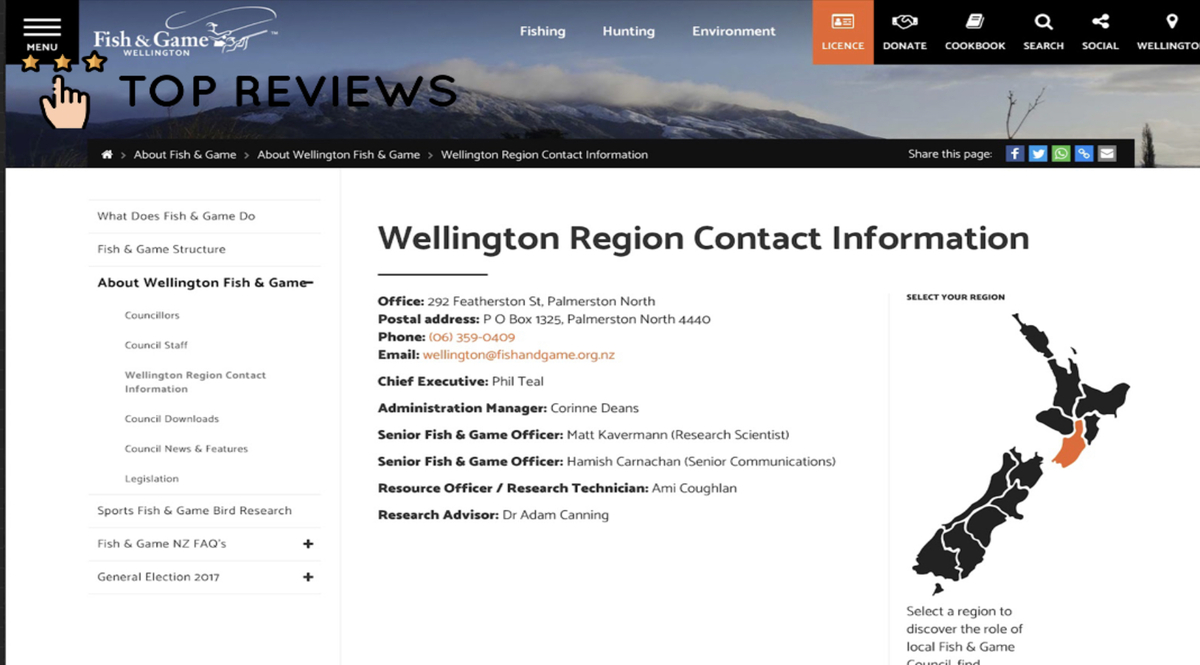 Selecting Region