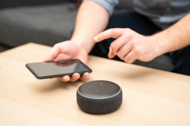 bluetooth speaker for dinner party music in luxury kitchen remodel