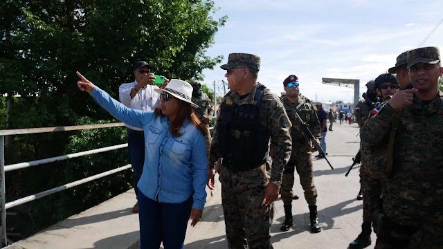 Autoridades civiles en Dajabón destacan efectividad de la seguridad militar Comandante del Ejército recorre frontera noroeste y asegura todo está en calma