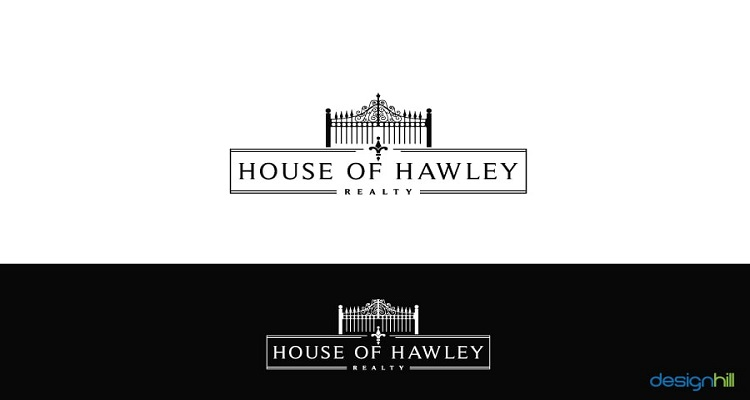 luxury real estate logos: house of hawley