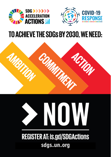 SDG Acceleration Actions flyer