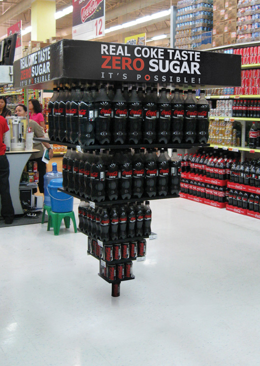 Creative POSM used in campaigns - Coca Cola Zero