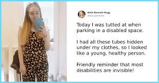 Woman with disability calls out people judging her use of disabled parking  while looking 'healthy'