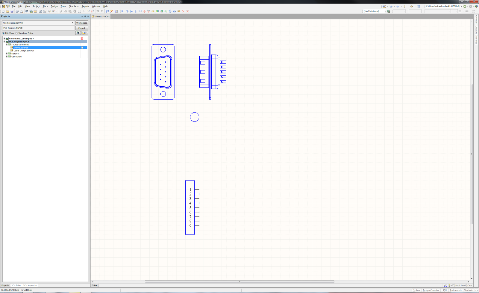 Screenshot of Cable Design