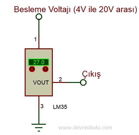 LM35 Bacakları