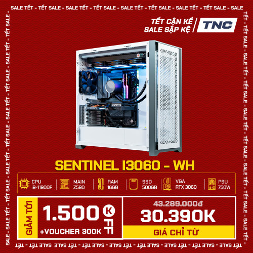 PC Gaming - Sentinel i3060 - WH