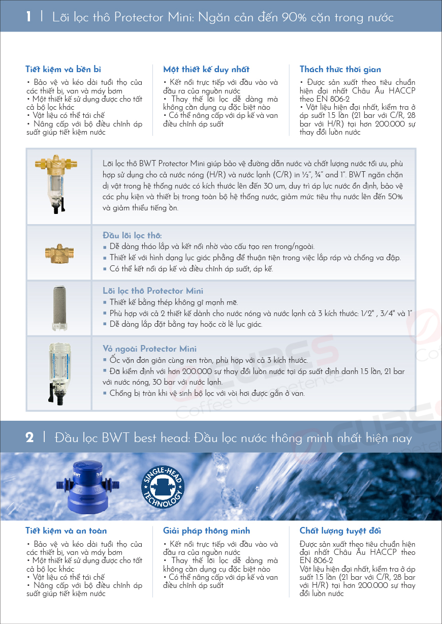 BWT Best Taste 10 water filter system