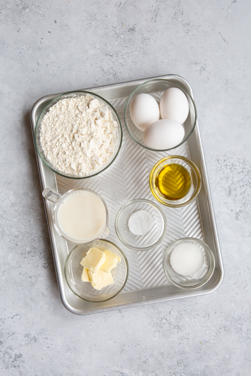 ingredients to make pancakes without baking powder