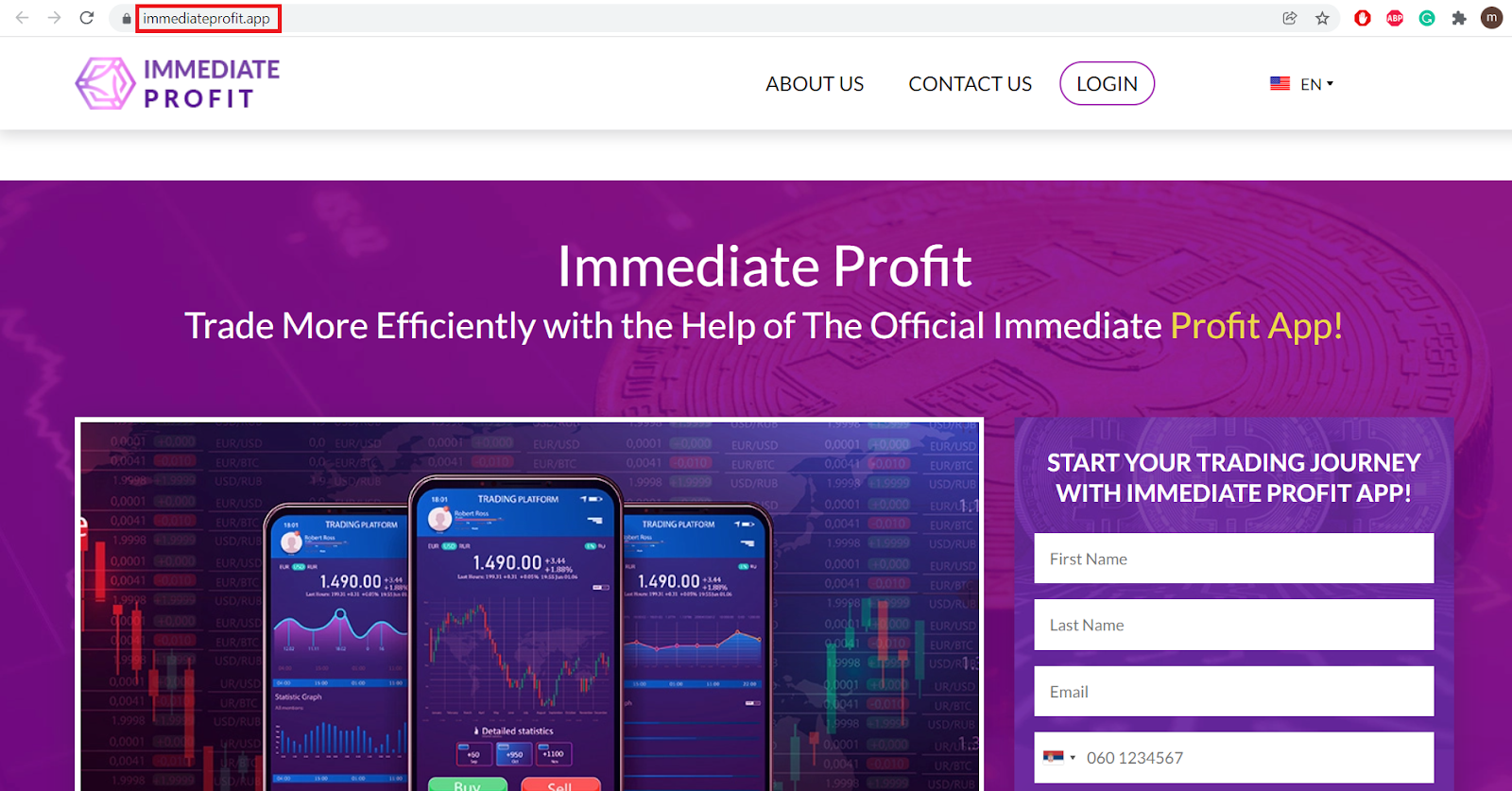 similar website layout - Immediate Profit