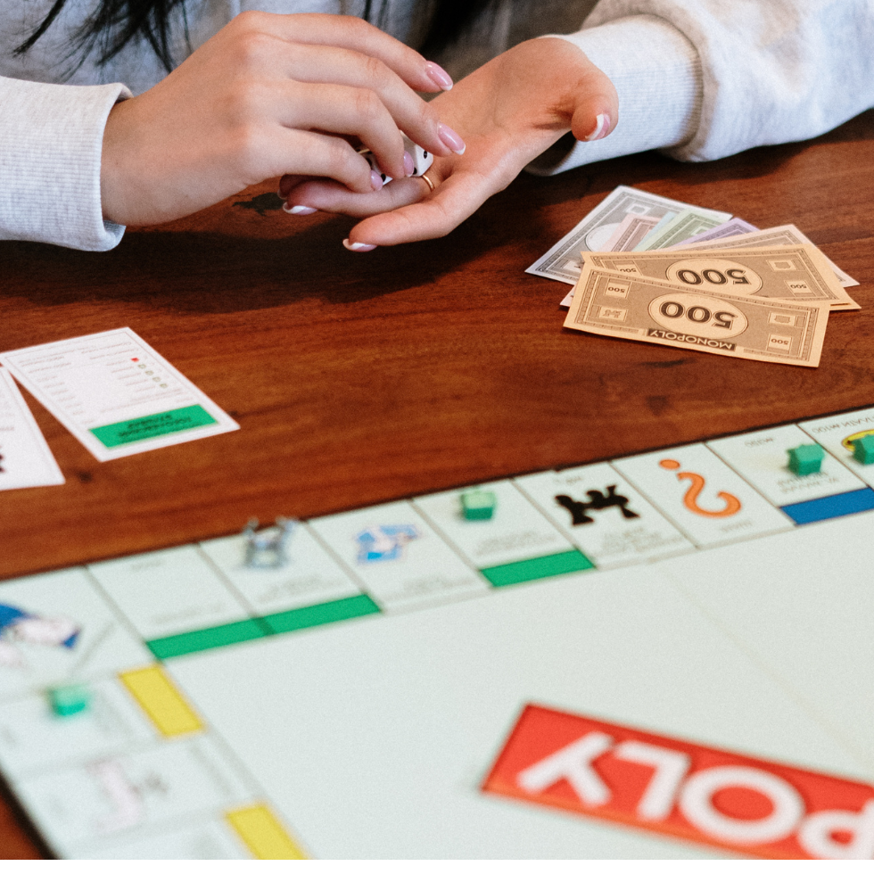 Monopoly is a great example of the power of play at work in our lives.In this game, everyone is agreeing to suspend disbelief. We step into the mindset that we are real estate moguls in New York.
