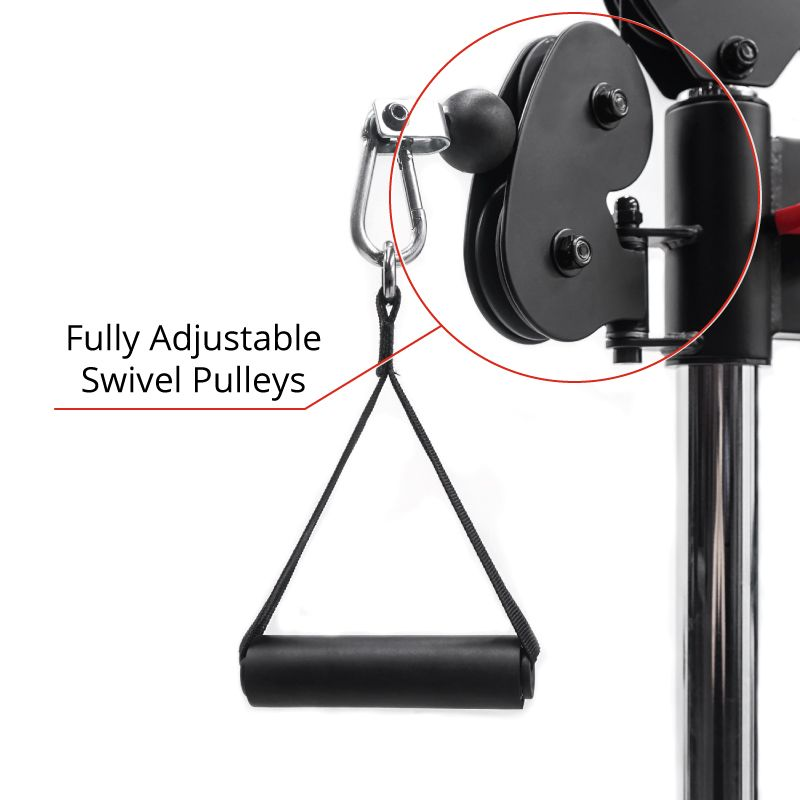 adjustable pulleys of Inspire Fitness FTX functional trainer