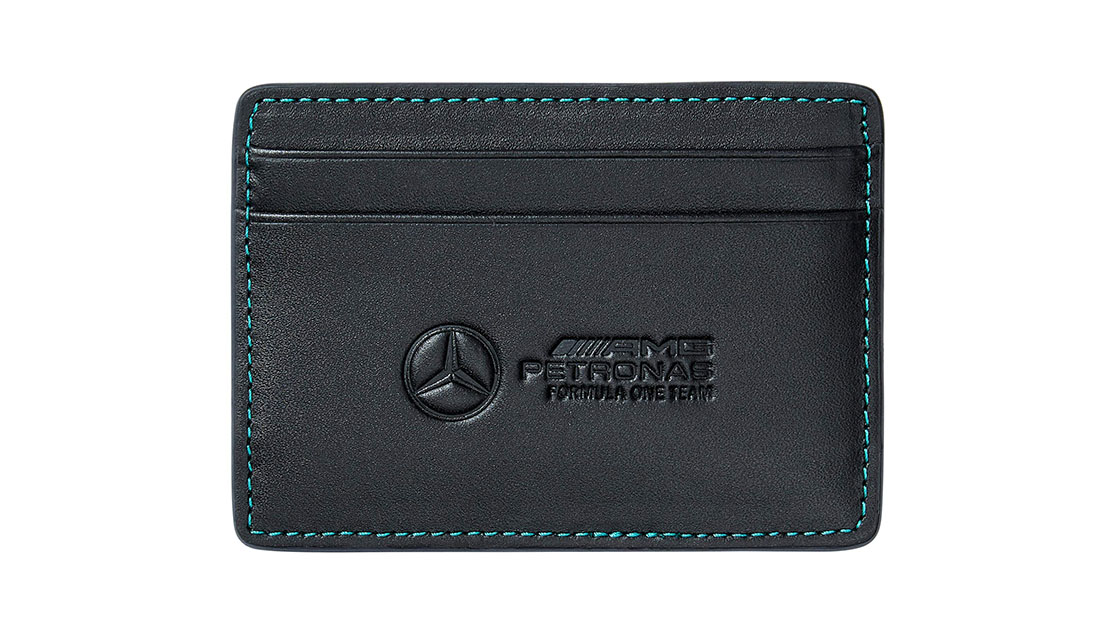 mercedes benz logo amg petronas f1 credit card cover presents for new business owners
