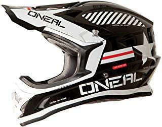 0623A-225 - Oneal 3 Series Afterburner Motocross Helmet XL Black