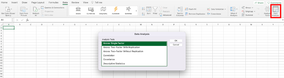 How to add Data Analysis in Excel [Windows & MAC]￼ - Uedufy