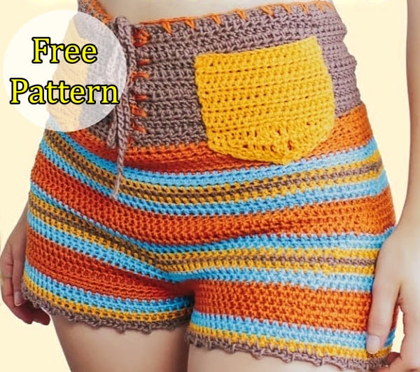 25 Cute Crochet Shorts Patterns for Summer - love. life. yarn.