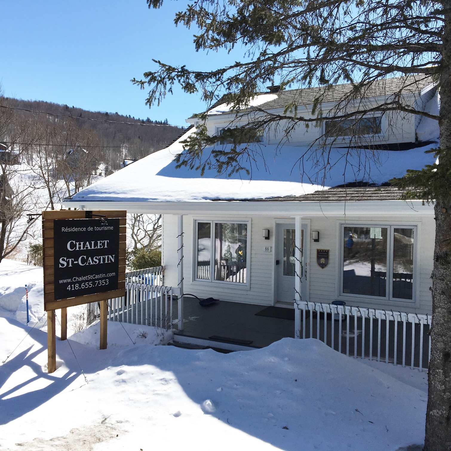 Chalets à louer près d'une montagne de ski à Québec #2