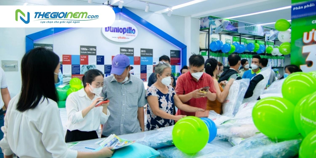 Đại lý nệm lò xo Dunlopillo chính hãng, giá rẻ tại Tiền Giang