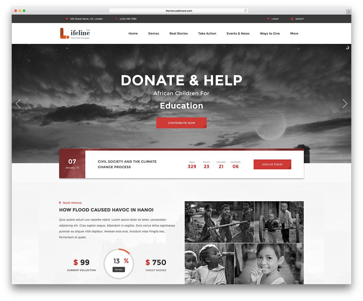 Lifeline2-charity-wordpress-website-template